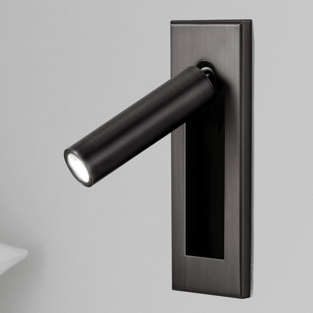 AstraLume Wall-Flush Bedside Sconce With Reading Light For Nighttime Reading And Ambient Glow