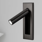 AstraLume Wall-Flush Bedside Sconce With Reading Light For Nighttime Reading And Ambient Glow