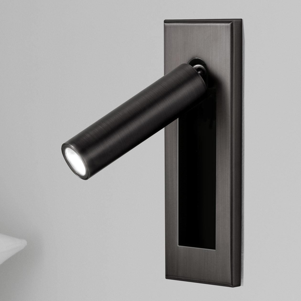 AstraLume Wall-Flush Bedside Sconce With Reading Light For Nighttime Reading And Ambient Glow