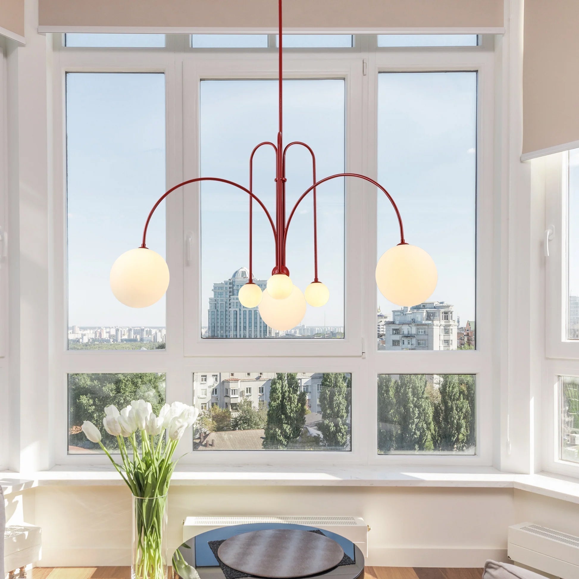 Aurion Crest Pendant Light, Dramatic Hanging Fixture for Bold Living and Dining Rooms