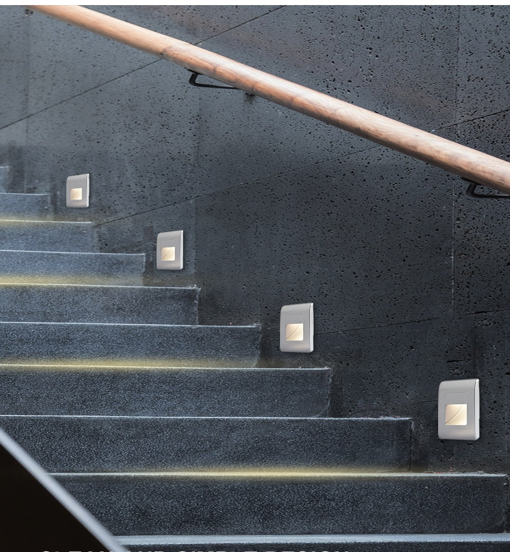 AstraLite LED Stair Light With PIR Motion Sensor Four Color Modes