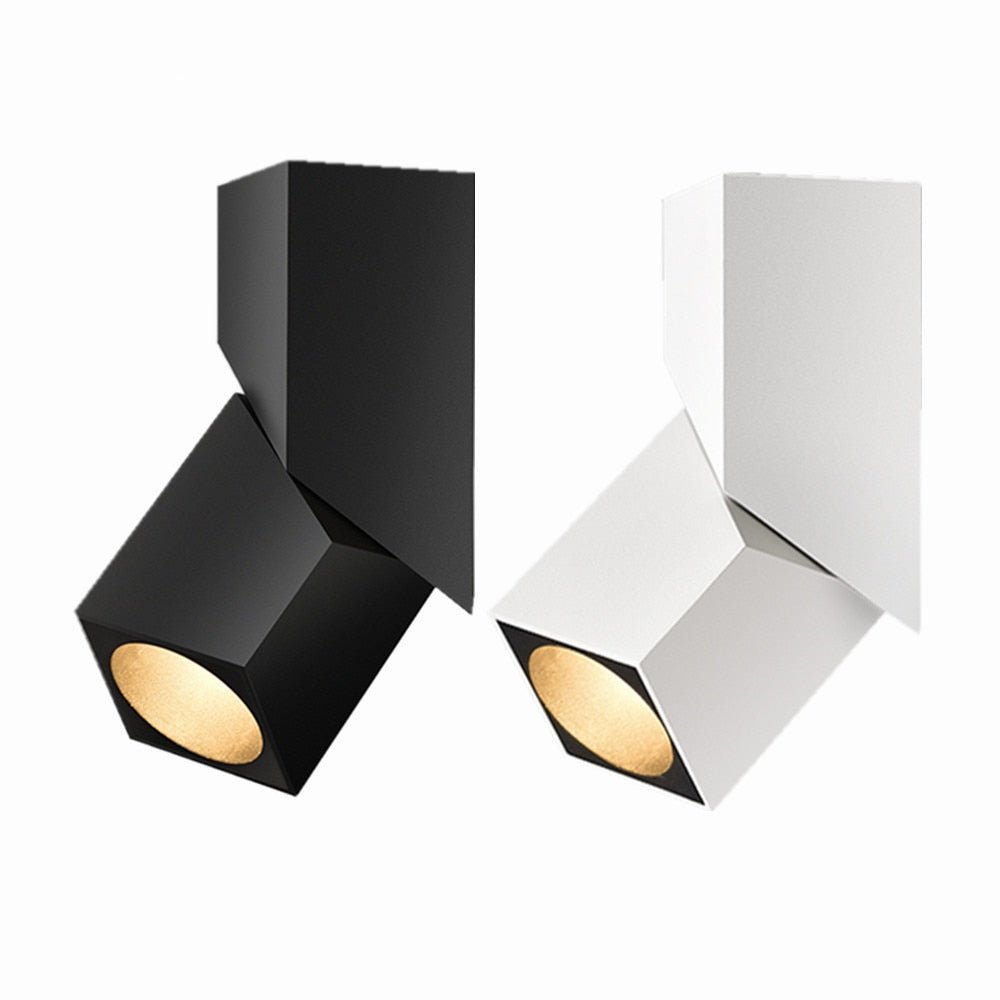 AstraLux Tilt Adjustable Square Surface Downlight For Modern Interiors LED Lighting