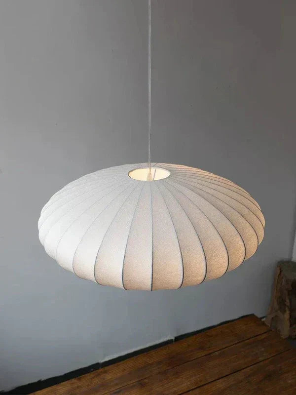 Veloria Silk Pendant Chandelier With Elegant Ambient Glow For Living Rooms And Hallways