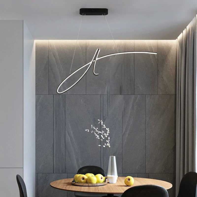 Orlume Contemporary Strip Pendant Light For Living Room With Modern Linear Design