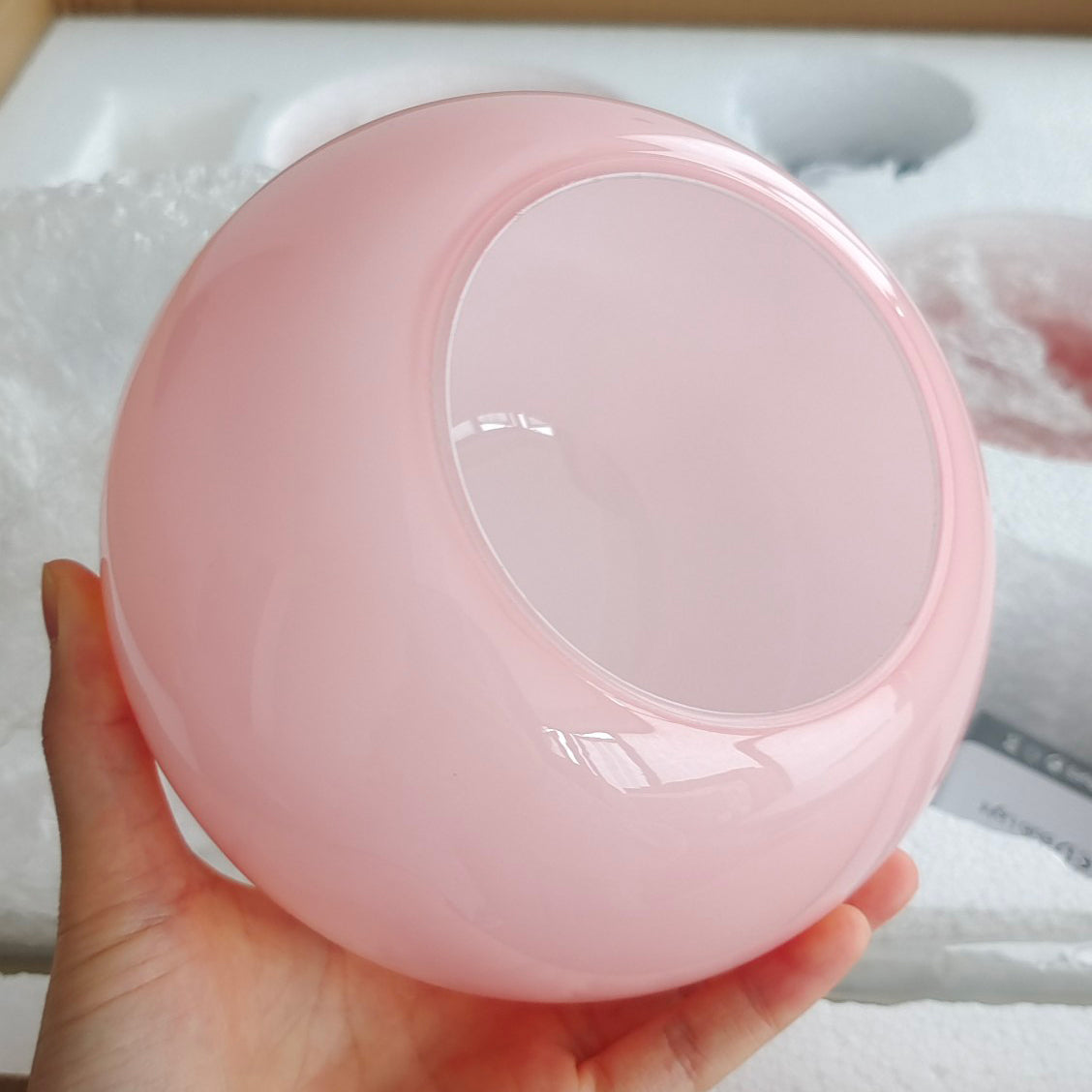 AuricLuxe Gold Finish Chandelier With Pink Glass Shades For Glam Modern Interiors