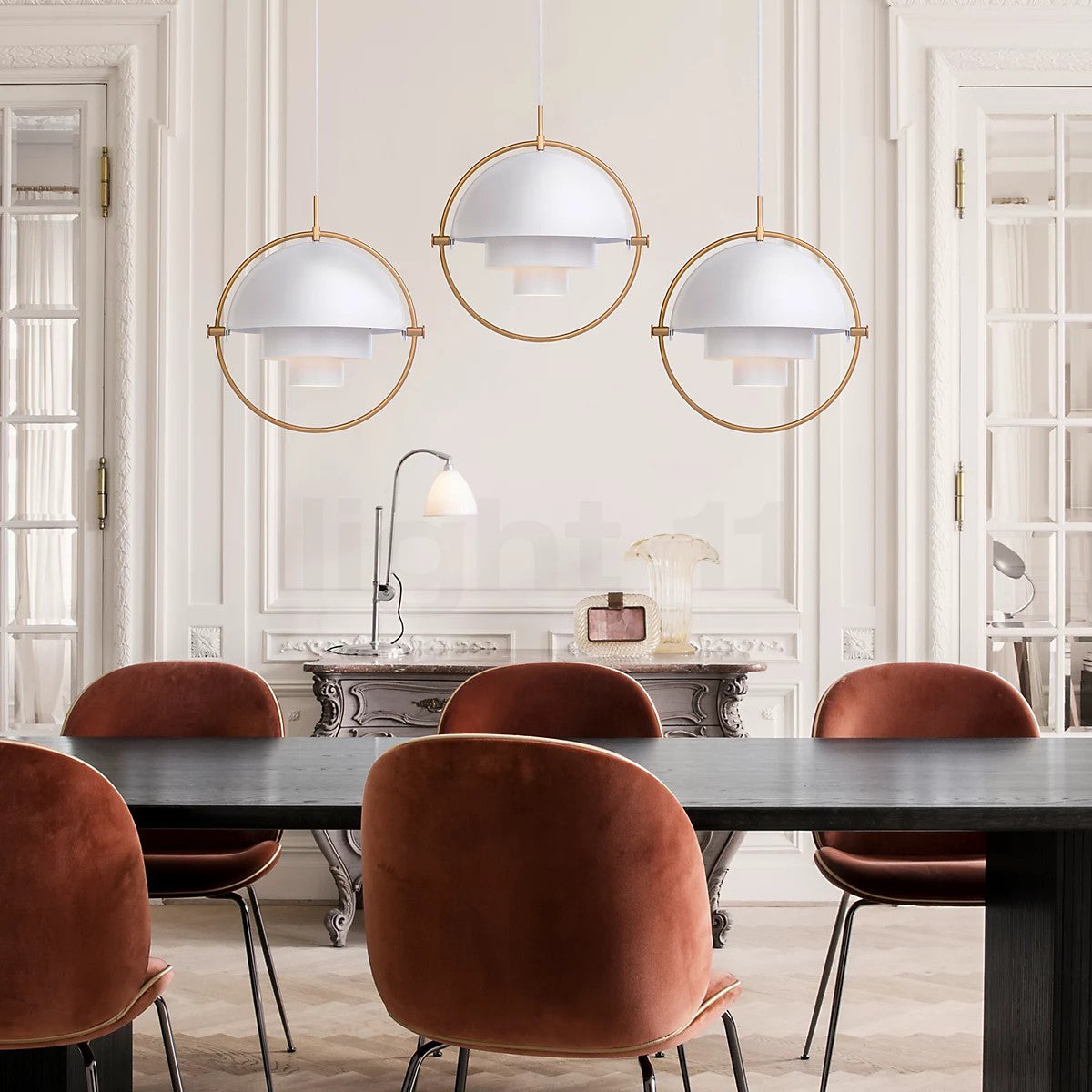 LumaNest Nested Shades Pendant Light With Multilayered Shades For Subtle Ambient Harmony in Danish Design