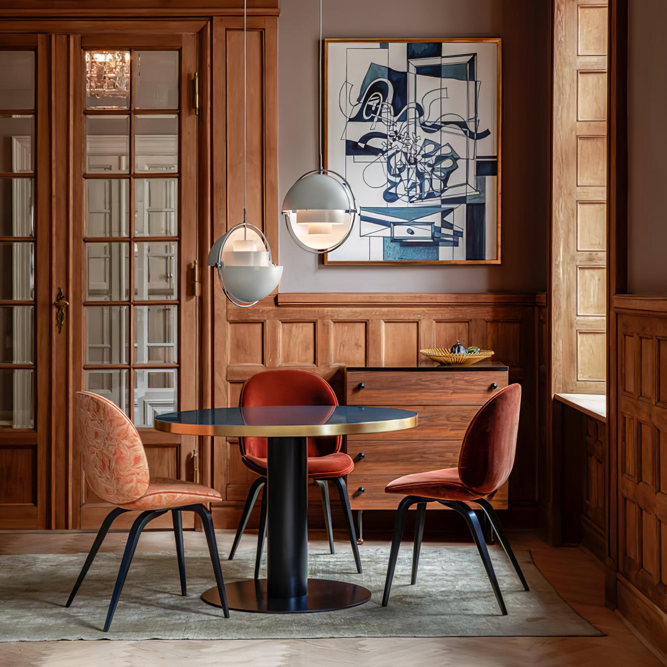 LumaNest Nested Shades Pendant Light With Multilayered Shades For Subtle Ambient Harmony in Danish Design