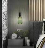 Aurelia gerippte Glas-Hängeleuchte für skandinavische und moderne Innenräume, ideal für Wohnzimmer und Flure