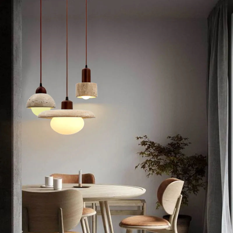 Nivara Glow Wabi-Sabi Pendant Light With Natural Finish For Warm Handmade Feel And Calm Ambience