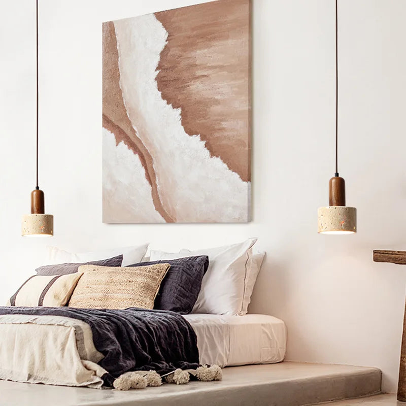 Nivara Glow Wabi-Sabi Pendant Light With Natural Finish For Warm Handmade Feel And Calm Ambience