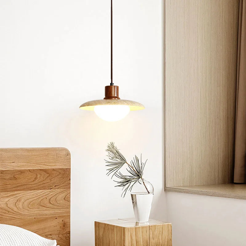 Nivara Glow Wabi-Sabi Pendant Light With Natural Finish For Warm Handmade Feel And Calm Ambience