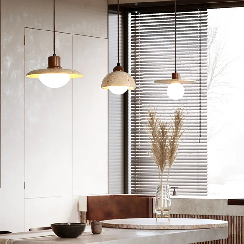 Nivara Glow Wabi-Sabi Pendant Light With Natural Finish For Warm Handmade Feel And Calm Ambience