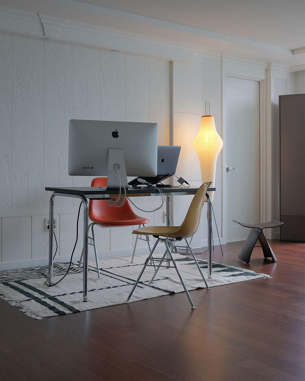 Kibo Reispapier Stehlampe Japanisch inspiriertes sanftes Leuchten für ruhige Wohnatmosphäre und weiches Licht