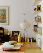 Kibo Reispapier Stehlampe Japanisch inspiriertes sanftes Leuchten für ruhige Wohnatmosphäre und weiches Licht