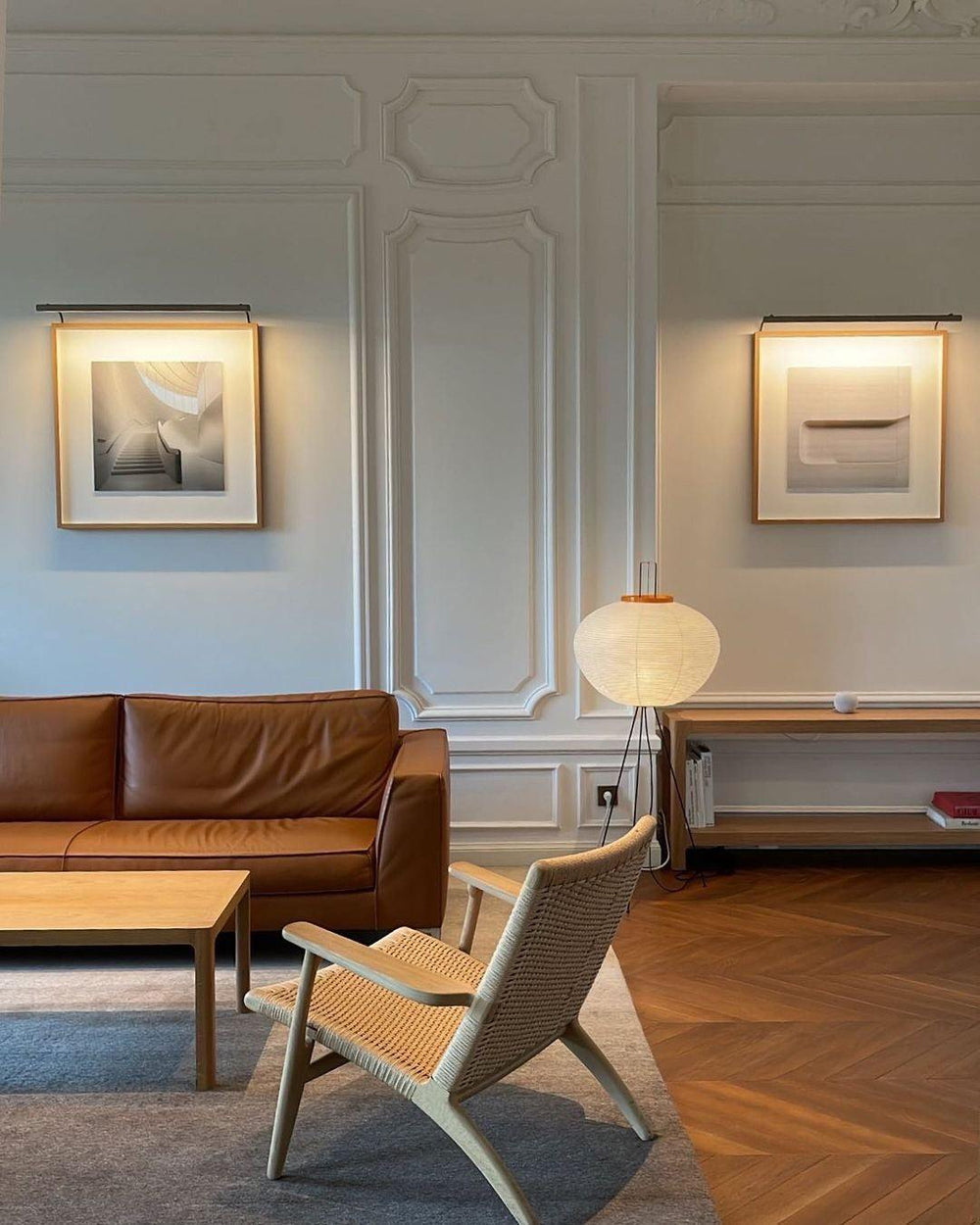 Kibo Reispapier Stehlampe Japanisch inspiriertes sanftes Leuchten für ruhige Wohnatmosphäre und weiches Licht