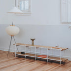 Kibo Reispapier Stehlampe Japanisch inspiriertes sanftes Leuchten für ruhige Wohnatmosphäre und weiches Licht