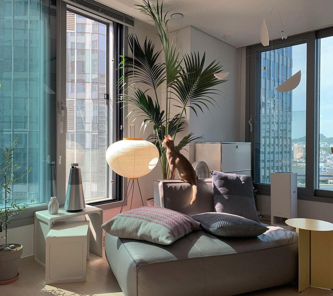 Kibo Reispapier Stehlampe Japanisch inspiriertes sanftes Leuchten für ruhige Wohnatmosphäre und weiches Licht