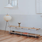 Kibo Reispapier Stehlampe Japanisch inspiriertes sanftes Leuchten für ruhige Wohnatmosphäre und weiches Licht