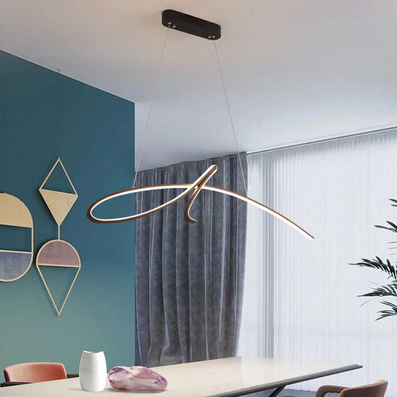 Orlume Contemporary Strip Pendant Light For Living Room With Modern Linear Design