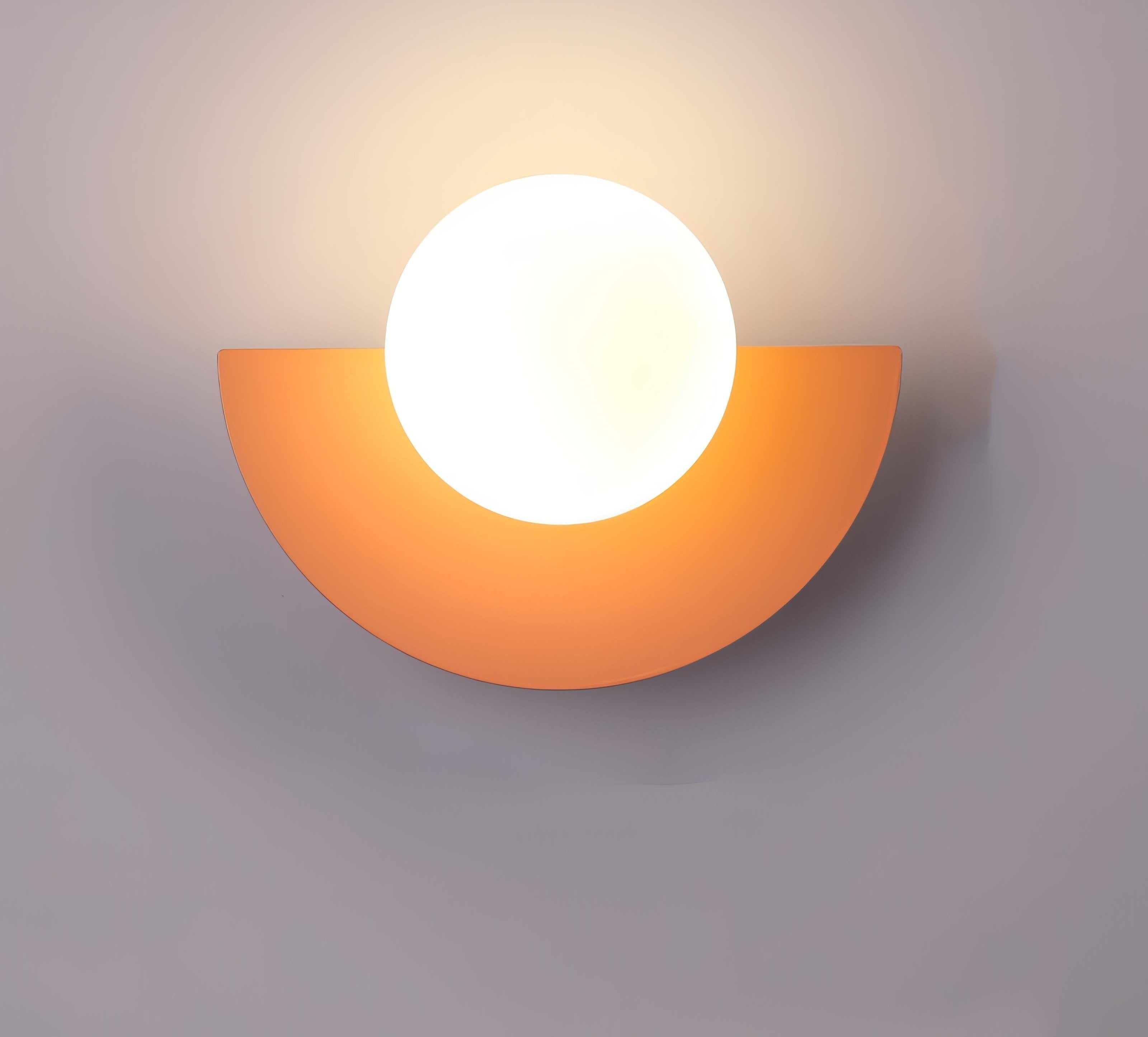 SolaraArc Semi Circular Wall Light for Nordic Warmth Ambience
