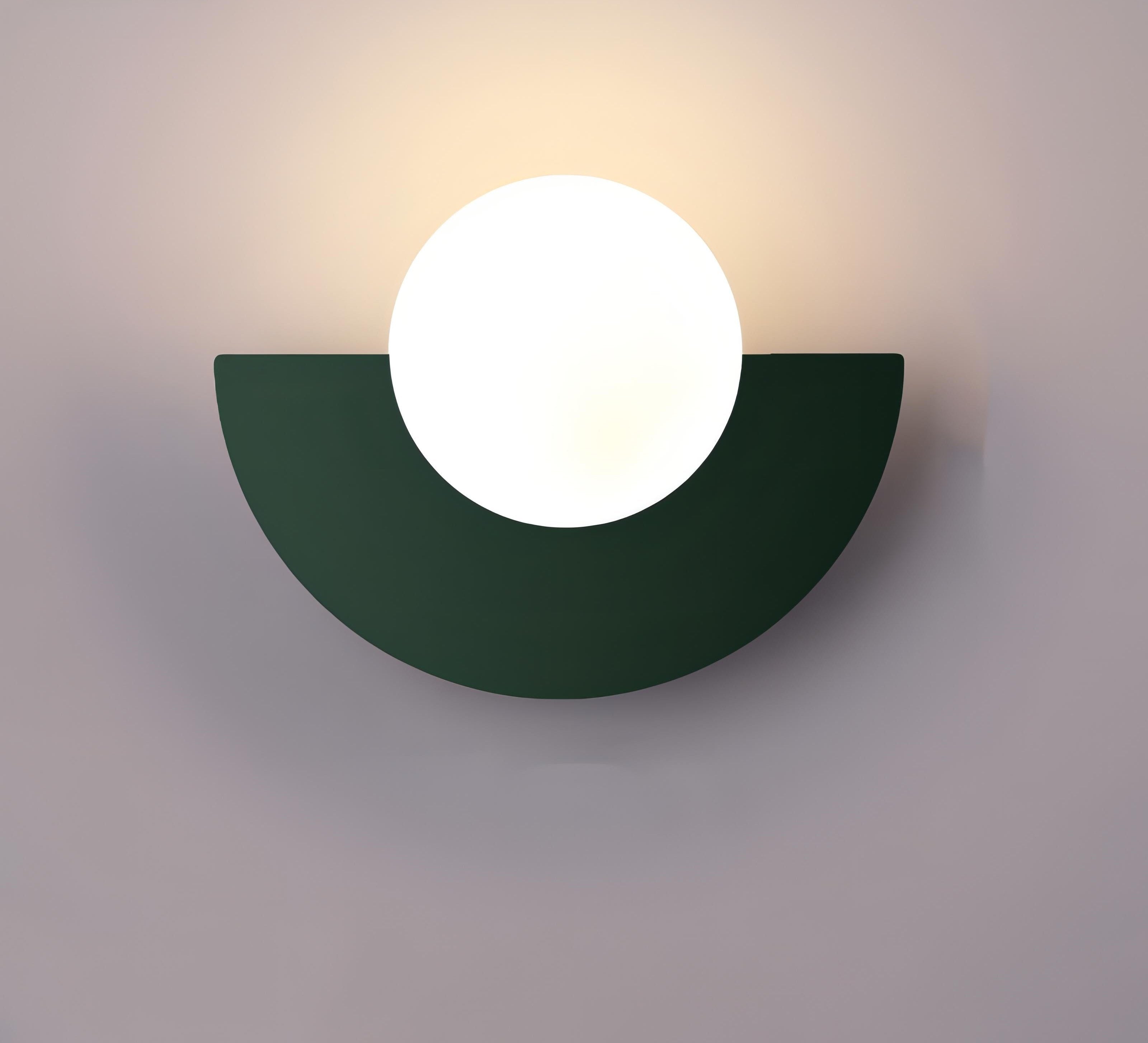 SolaraArc Semi Circular Wall Light for Nordic Warmth Ambience