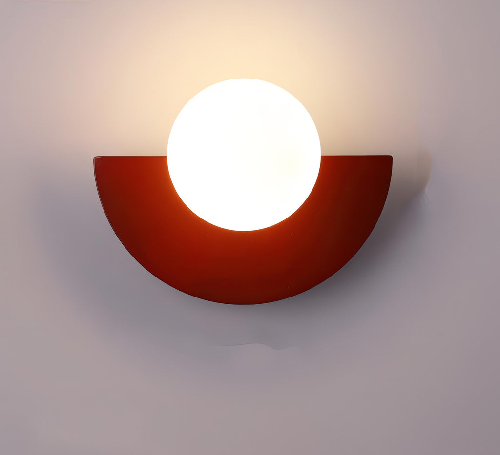 SolaraArc Semi Circular Wall Light for Nordic Warmth Ambience