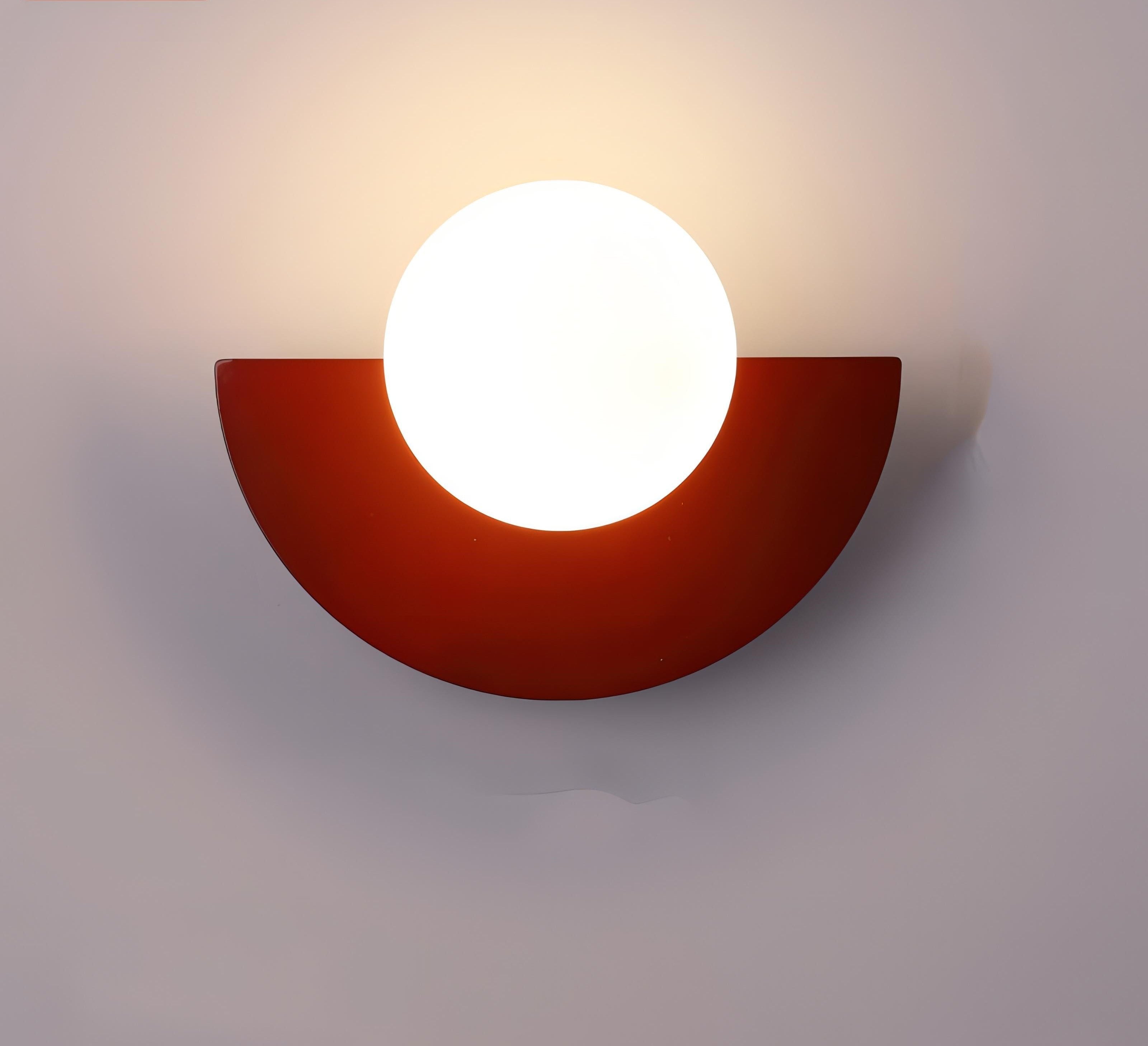 SolaraArc Semi Circular Wall Light for Nordic Warmth Ambience