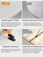 Aurelia Seidenblatt LED-Kronleuchter mit Nordischem Glanz für Wohnzimmer und Essbereiche Hochwertige Moderne Deckenleuchte