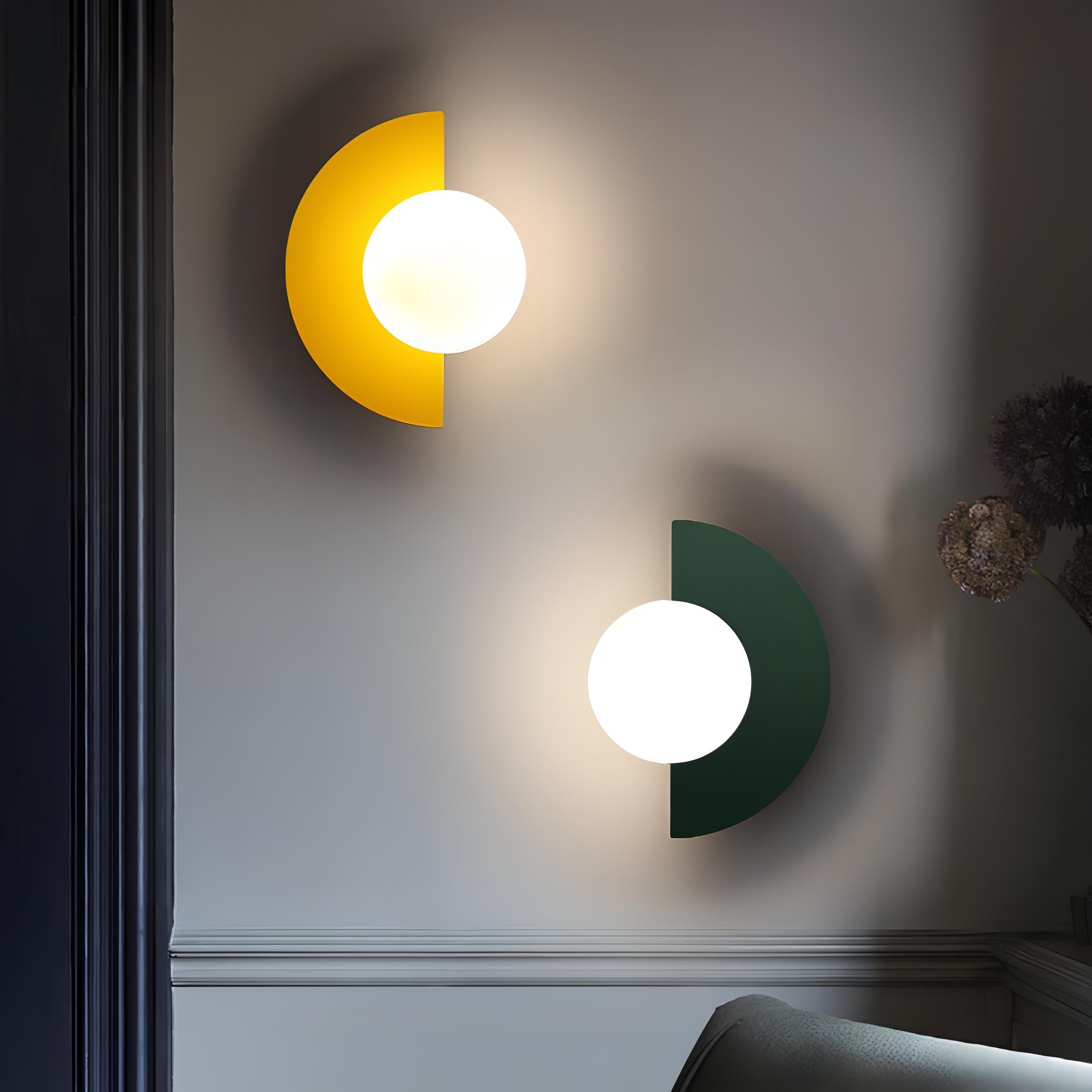 SolaraArc Semi Circular Wall Light for Nordic Warmth Ambience