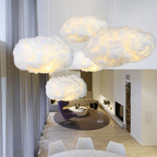 EtheraLume Diffused Cotton Ceiling Pendant Light With Warm Ambient Glow For Living Areas