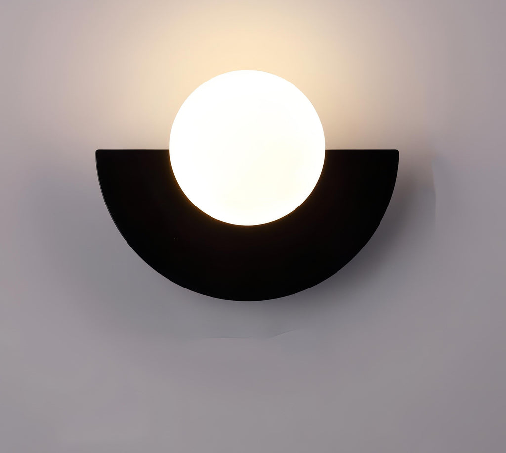 SolaraArc Semi Circular Wall Light for Nordic Warmth Ambience