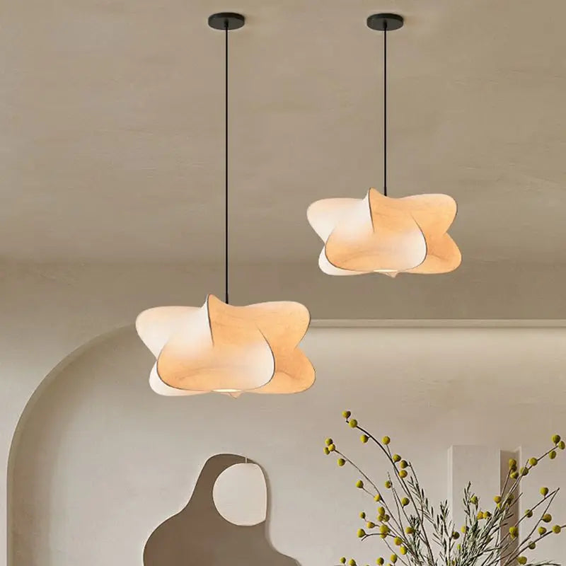 AriSilk Pendant Light | Wabi Sabi Minimalist Glow For Modern Interiors
