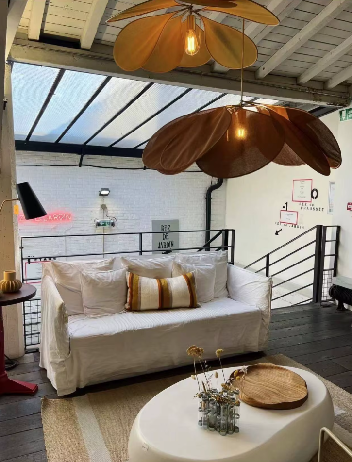 Vellora | Petal Pendant Light With Soft Floral Glow For Living Rooms