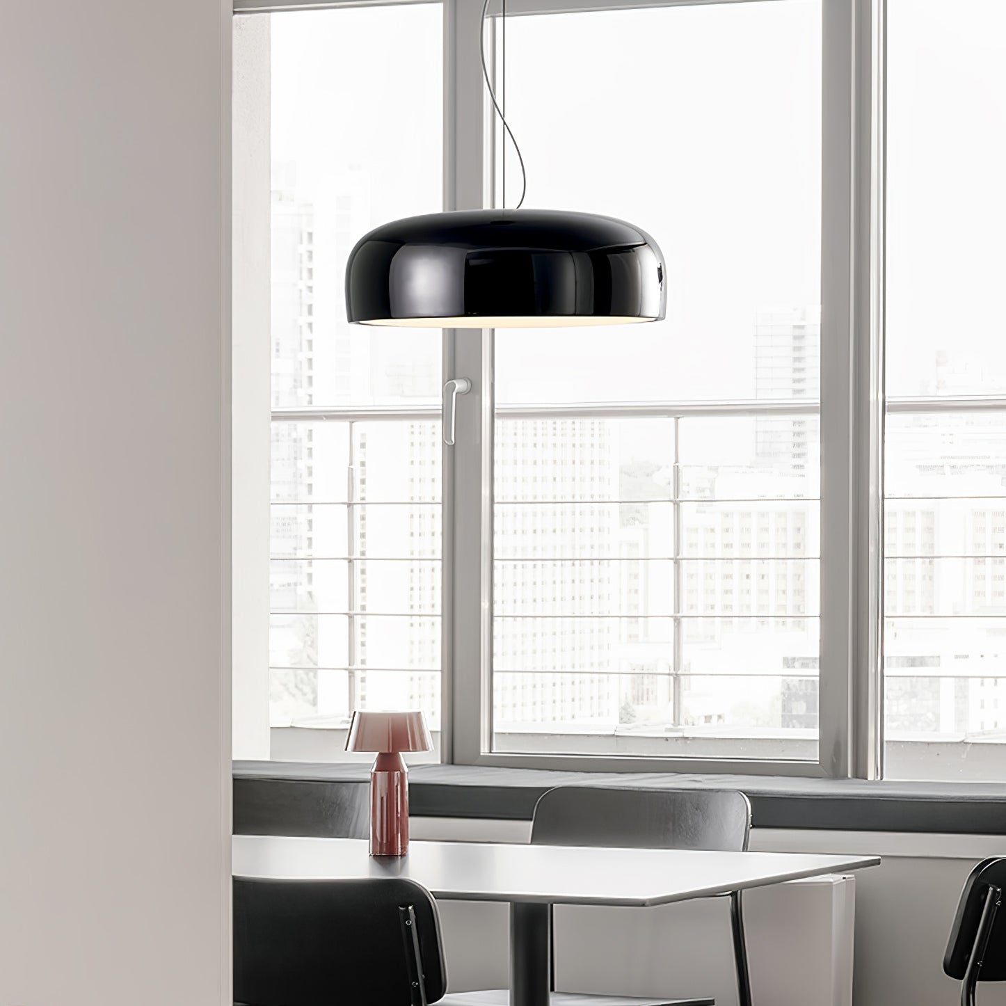 LumaNova Ceiling Pendant Light With Sleek Glow Finish For Contemporary Space Saving Illumination