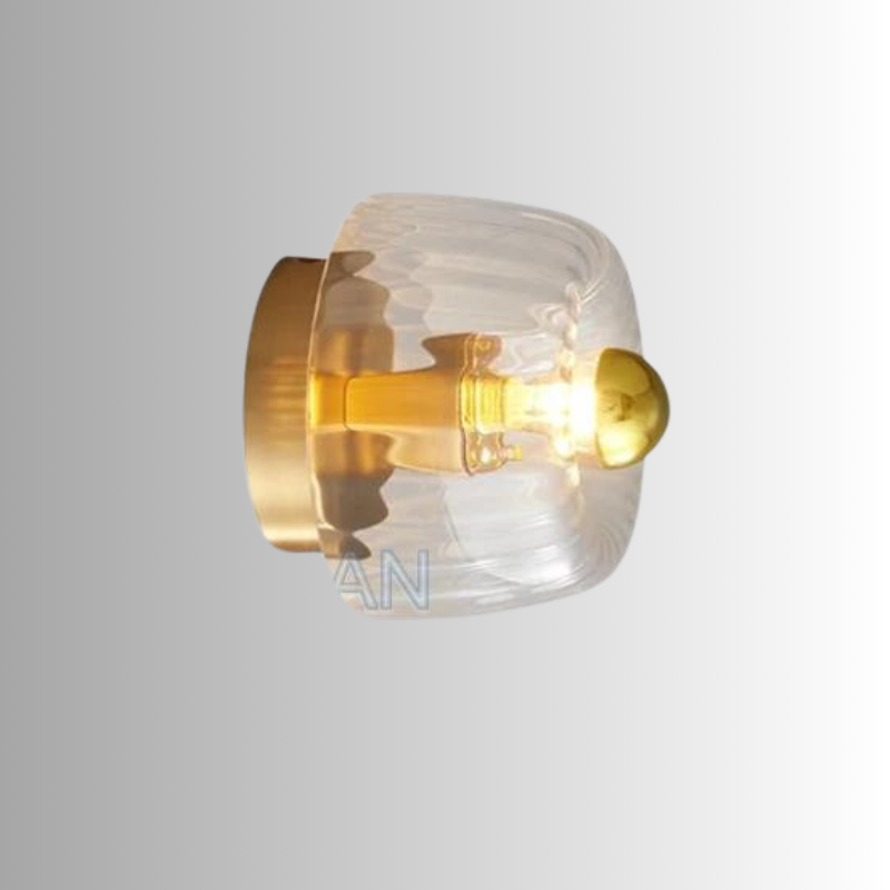 Vistara Glass Wall Light Nordic Bauhaus Modern Fixture For Living Rooms And Hallways