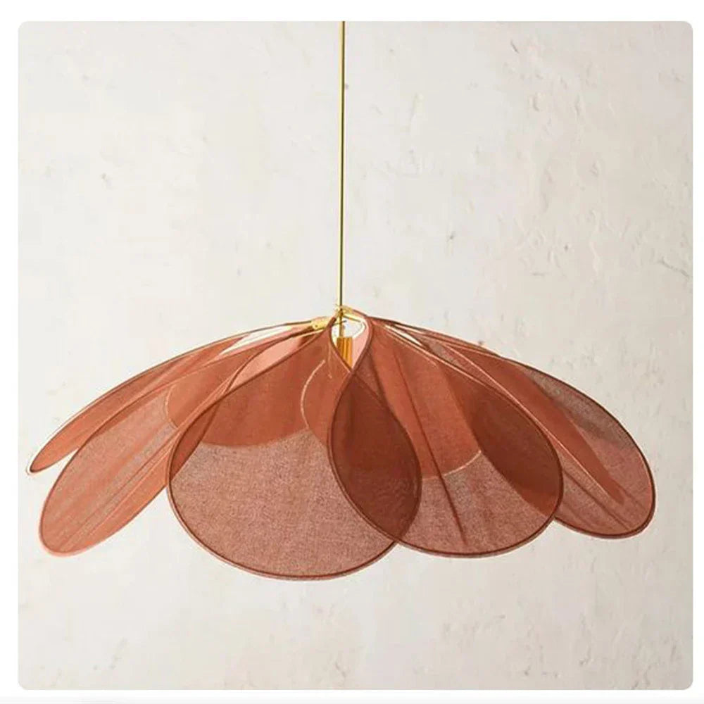 Vellora | Petal Pendant Light With Soft Floral Glow For Living Rooms