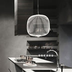 Virell Spoke Pendant Light With Kaleidoscopic Shade For Dramatic Ceiling Decor Accent