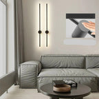 AstraNova Scandinavian Minimalist Wall Light With Soft Ambient LED For Living Rooms And Hallways