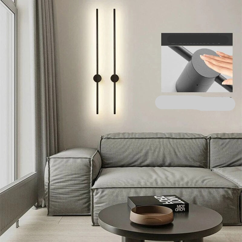 AstraNova Scandinavian Minimalist Wall Light With Soft Ambient LED For Living Rooms And Hallways