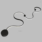 LumaNova Moderne Acryl-LED-Wandlampe für Flure, Wohnzimmer und Schlafzimmer mit klaren, schlichten Linien